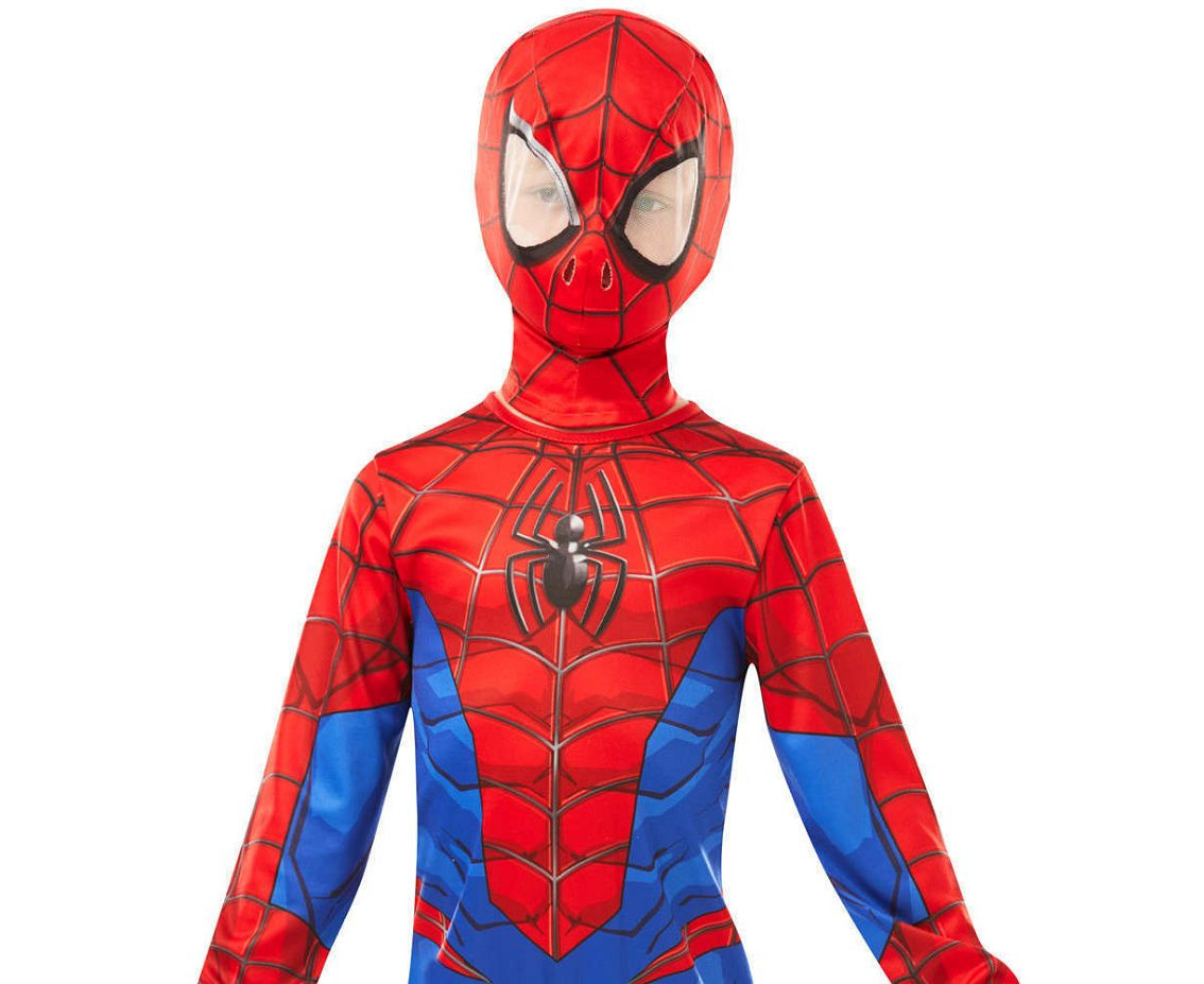 The role play-set for kids Spider-Man printed jumpsuit with snood for kids, size S